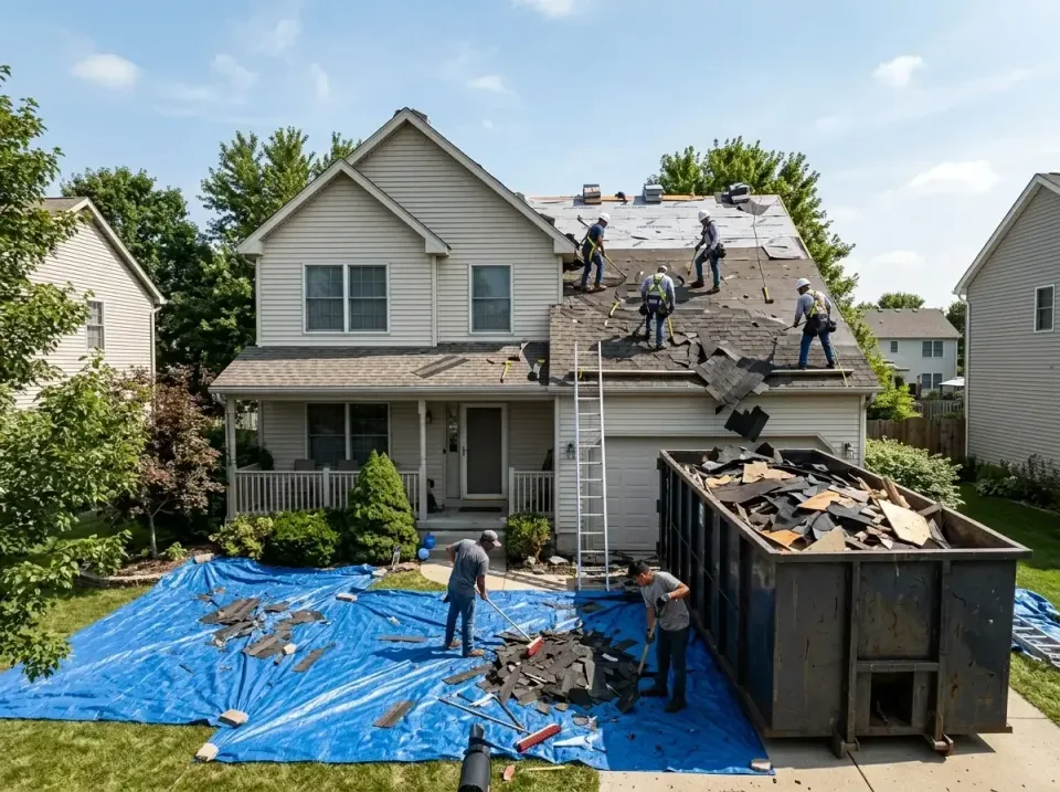 roof-replacement-debris-remova-004 — frequently asked questions, Cheapest Dumpster Rentals in New Franklin, OH